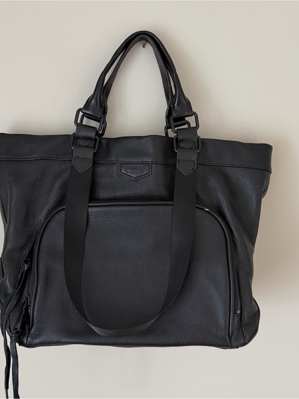 Aimee Kestenberg Black Leather Tote for Women